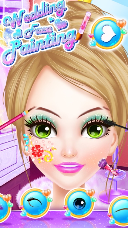 Wedding Face Painting Makeup For Elsa