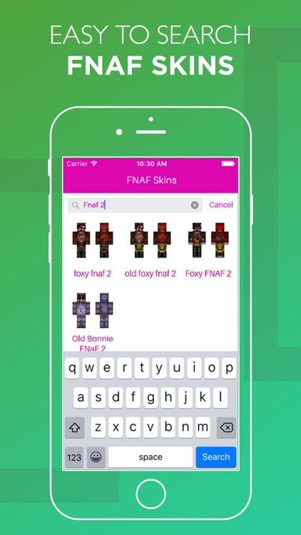 PE FNAF Skins for Minecraft Pocket Edition