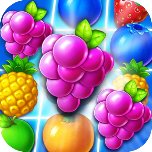 Fruit World Connect Mania - Fruit Match 3 Icon