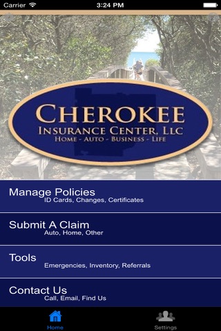 Cherokee Insurance Center screenshot 2
