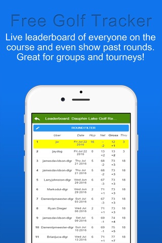 FGT Golf Tracker screenshot 3
