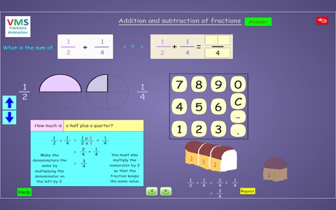 Fractions Animation screenshot 3