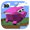 Flappy Pig Bird 2 - The Magic 3D Shooter, Tap, Flap, Shoot and Slide