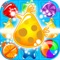 Paradise Jelly game in the farm with Juicy jelly, cookies, fruit that is exciting and easy to play