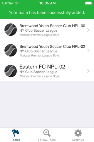 NY Club Soccer League screenshot 4