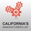 California's Manufacturer's List