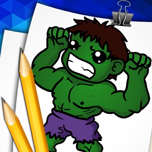 Step by Step Draw Famous Chibi Superheroes icon