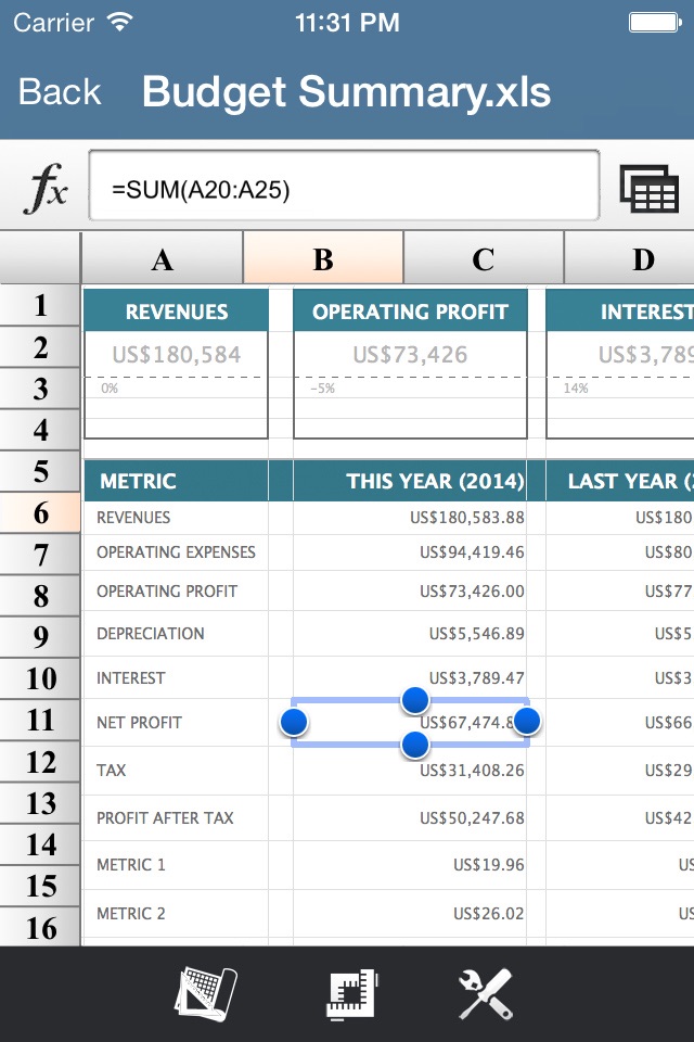 Spreadsheets - For Excel Format screenshot 3