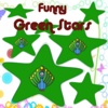 Funny Green Stars