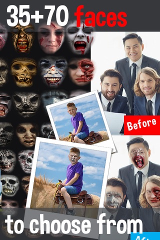Zombie Face Maker - Turn Your Pic Into a Scary and Ugly Creature Photo Booth screenshot 2
