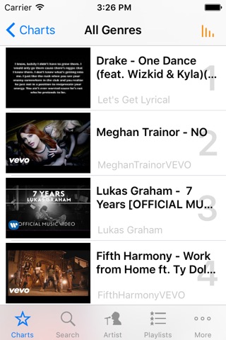 MusicTube for Youtube--Top100 music video player &Playlist Manager screenshot 2