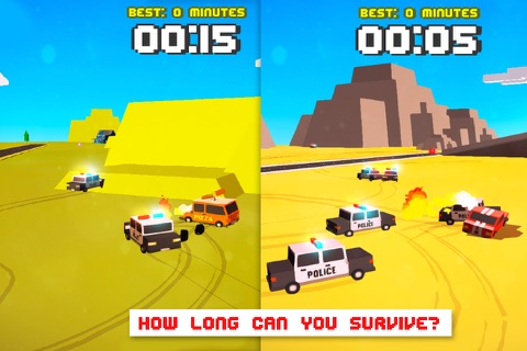 Smashy Cars - Crossy Wanted Road Rage - Multiplayer screenshot 2