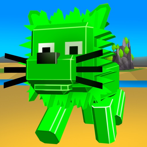 Cube Lion Survival Simulator Full Icon