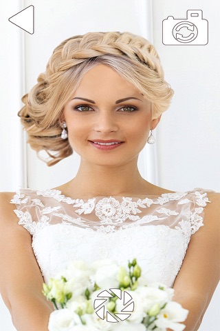 Wedding Hairstyles Ideas 2016 – Fashion Hair Salon Photo Booth For Bride.s with Camera Stickers screenshot 4