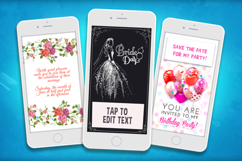 Invitation Card Maker – Create Custom e-Card-s For Wedding Day Or Birthday Party screenshot 3