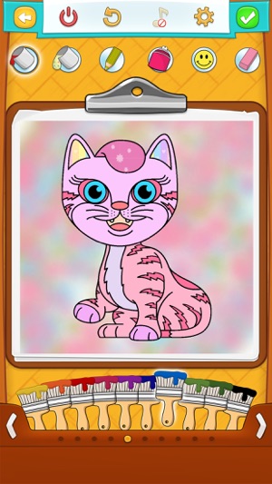 Download Gambar Kucing Comel Untuk Mewarna - Vina Gambar