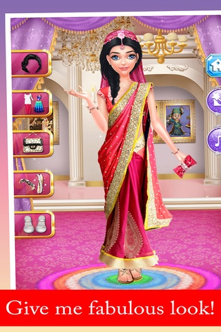 Indian girl makeover pro - trendy style - weeding look screenshot 3