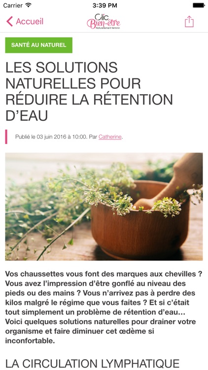 Clic Bien-être : Naturellement féminin