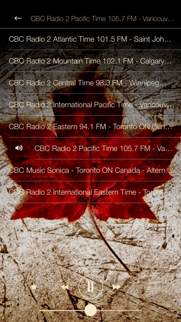 【图】Canada Music ONLINE Radio from Ottawa(截图2) 【图】Canada Music ONLINE Radio from Ottawa(截图2)