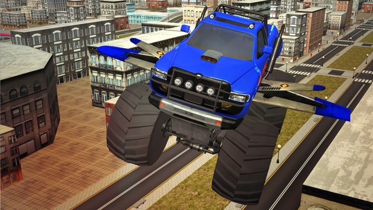 Flying Transformer Monster Truck Action Stunt