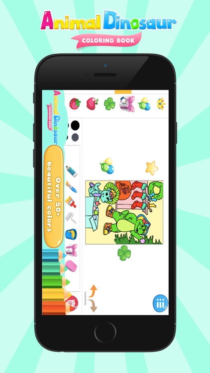 Coloring Book Animals Dinosaur