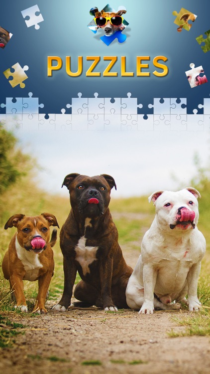 Dogs Jigsaw Puzzle Game free