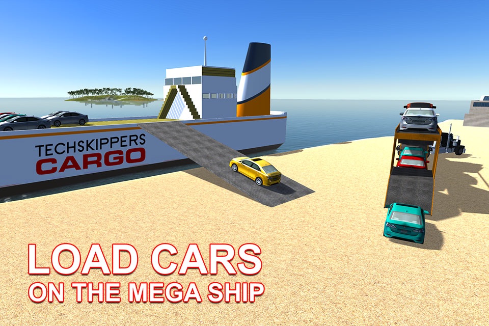 Cargo Ship Car Transporter – Drive truck & sail big boat in this simulator game screenshot 4