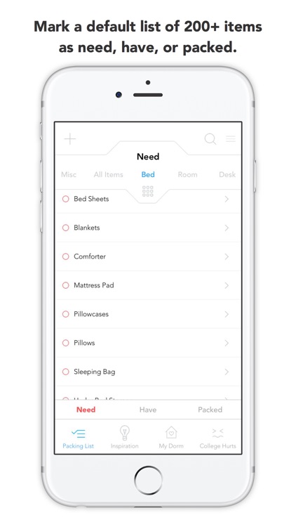 College Packing List screenshot-3