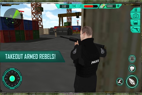 Police Officer City Crime Chase: 3D Sniper Missions screenshot 4