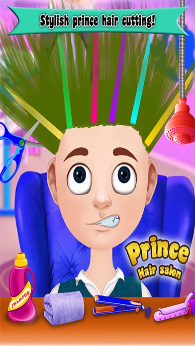 Prince Hair Salon: Hair salon games for girlsのおすすめ画像4