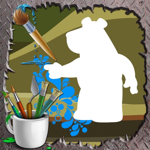 Coloring Book Kids Cartoon Bonnie Bears Edition Icon
