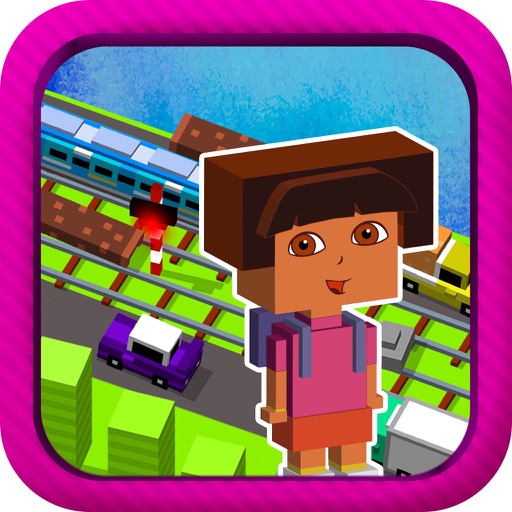 City Crossy Adventure Game for Kids: Dora The Explorer Version icon