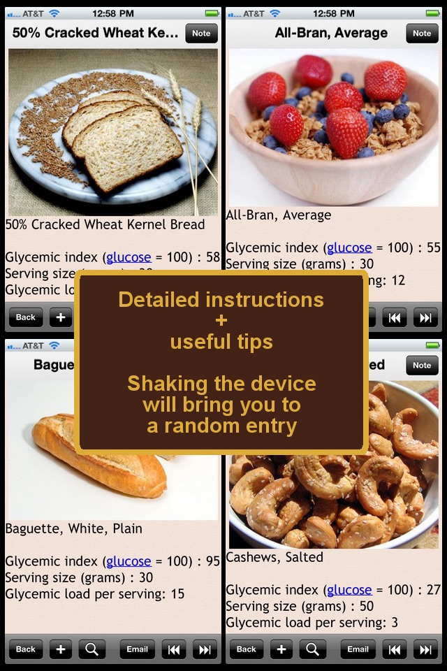 Glycemic Index and Load for Foods Plus+ screenshot 2