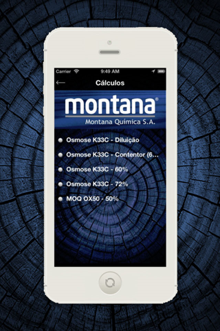 MONTANA OSMOSE CALC screenshot 3