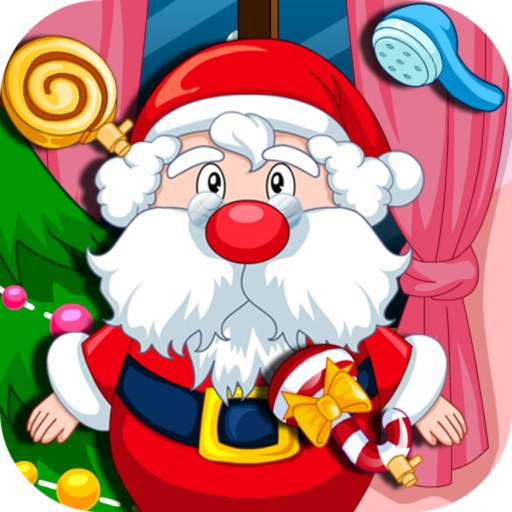 Santa Claus Beardy Makeover - Rudolf Dress Up&Christmas Decoration Icon