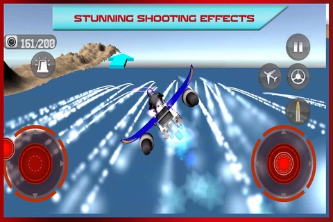 Flying Bike: Police vs Cops - Police Motorcycle Shooting Thief Chase Free Game screenshot 2