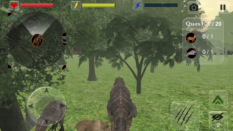 Hungry Dinosaur Forest Wild simulator screenshot-4