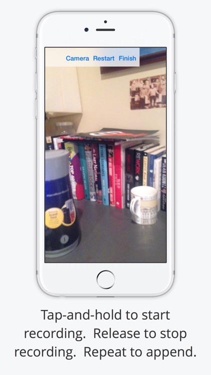 iSnapVideo - Tap-and-hold short video recording