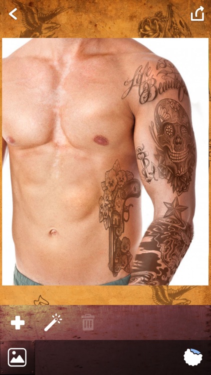 Tattoo Designs Photo Editor – Virtual Body Art and Tattoo Ideas with Cool Camera Stickers Free screenshot-4