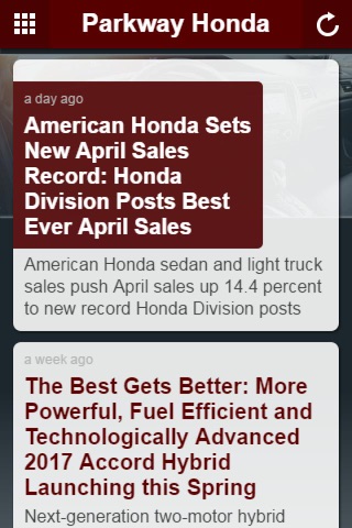 Parkway Honda screenshot 2