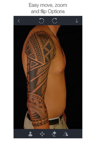 Tattoo - virtual Tattoo Creator Free - Body Art Inked Photo Editor, Artist work on photo Tatoos Studio screenshot 2