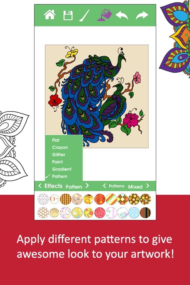 Color Ring-Free adult coloring book and best art therapy for canvas and flowers screenshot 3
