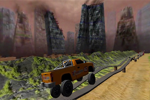 Monster Truck Free: Crazy Stunt Racer screenshot 3