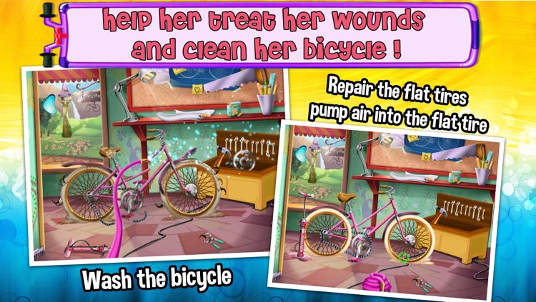 Princess Bicycle Fix it & Decoration Games For Girls