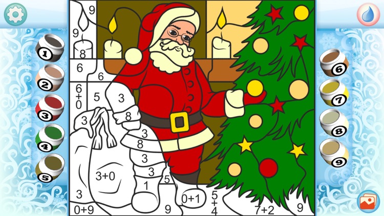 Color by Numbers - Christmas