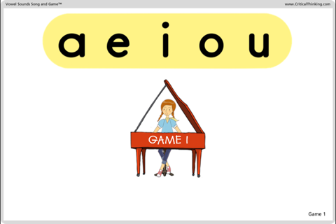 Vowel Sounds Song and Game™ screenshot 2