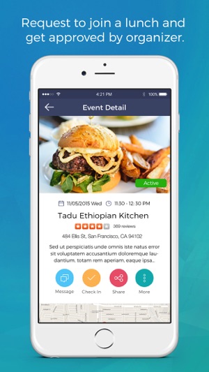 Lunch Buddy - meet professionals nearby(圖3)-速報App