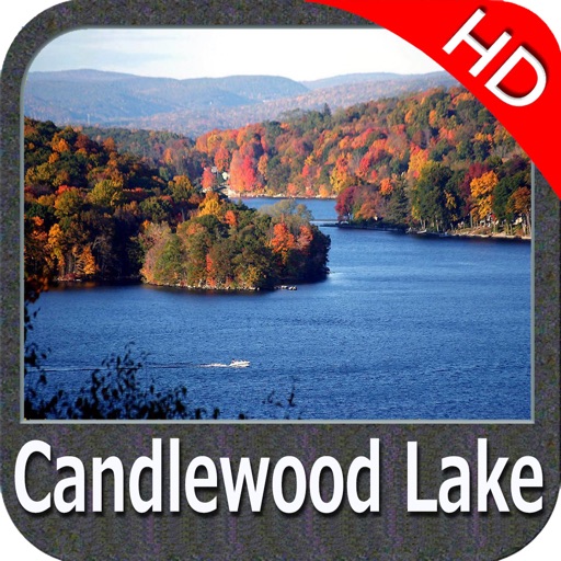 Candlewood Lake HD Connecticut GPS Map Navigator icon