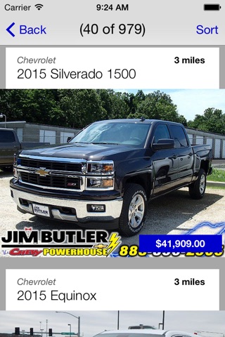 Jim Butler Chevrolet DealerApp screenshot 2