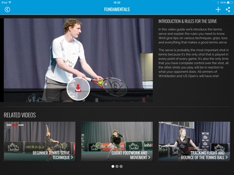 Tennis School - skills and drills videos screenshot 4